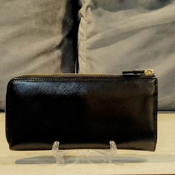 SALVATORE FERRAGAMO VARA RIBBON LEATHER CONTINENTAL L-SHAPED ZIP LONG WALLET EUC - Picture 7 of 17